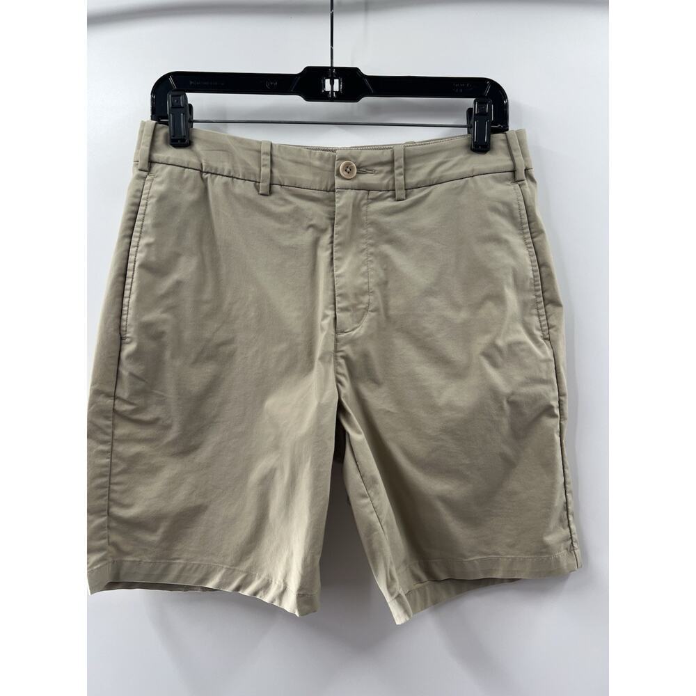 Hill City Men’s Khaki Tan Shorts Slash Pockets Comfort Golf Size 30